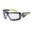 Spectacle Pheos C/W Guard Clear Lens Black/Green