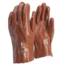 Glove PVC Red 27cm Single Dip
