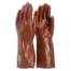 Glove PVC Red 35cm Single Dip